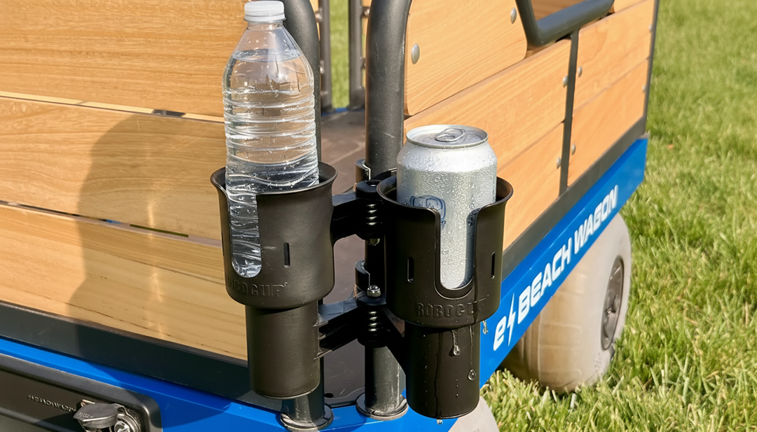 Deluxe Dual Cupholder - e-Beach Wagon