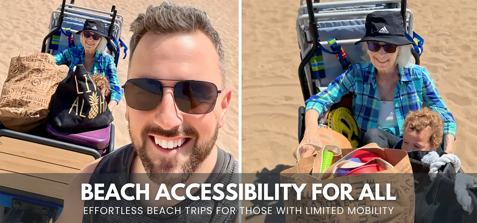 low-maintenance motorized beach wagon