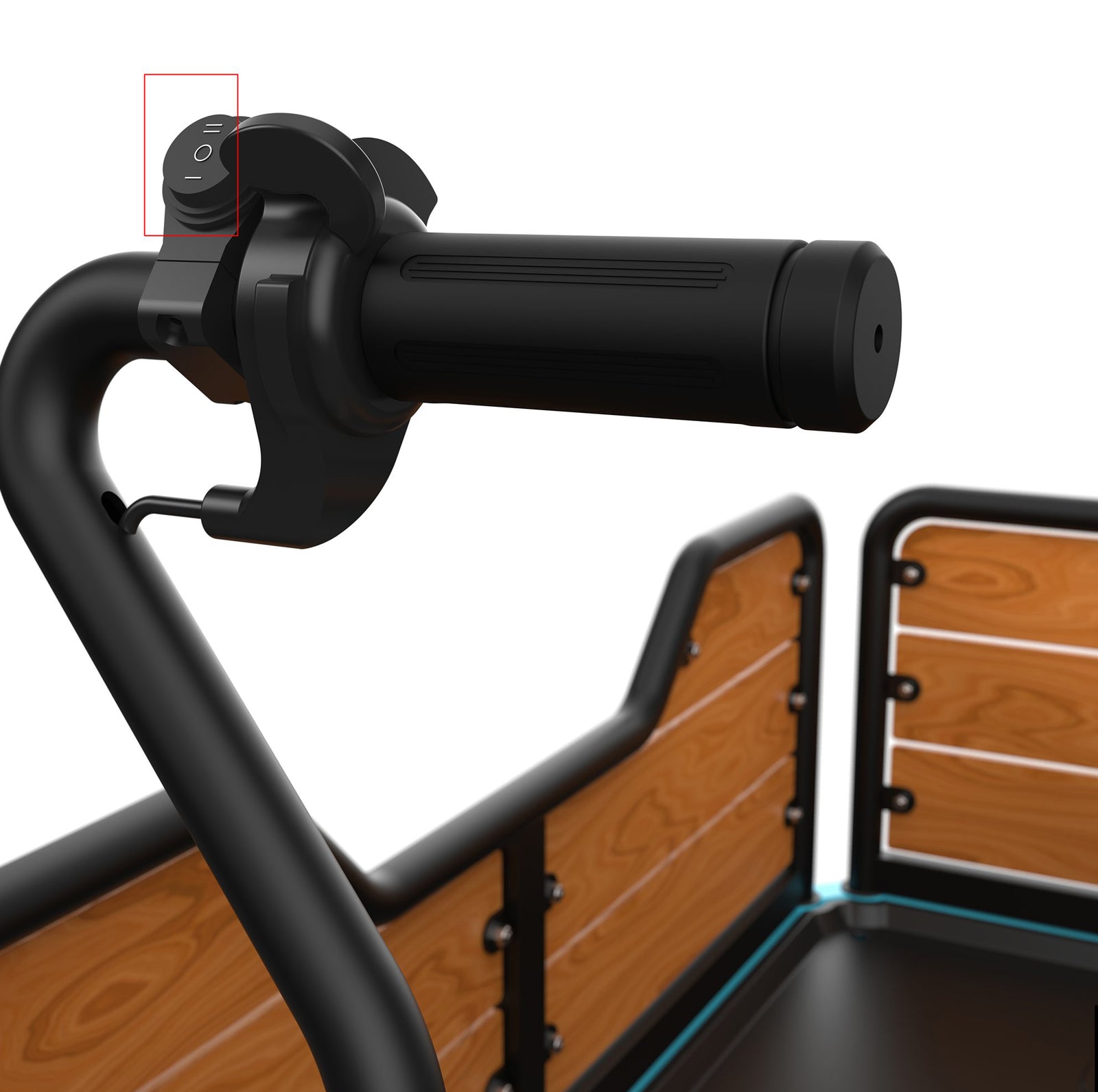 ergonomic motorized beach cart