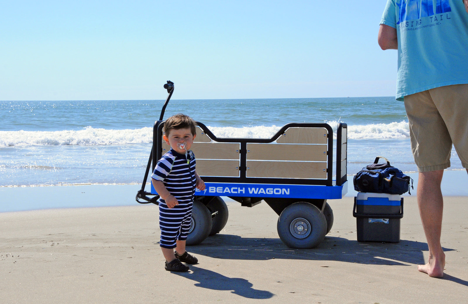 ergonomic motorized beach cart