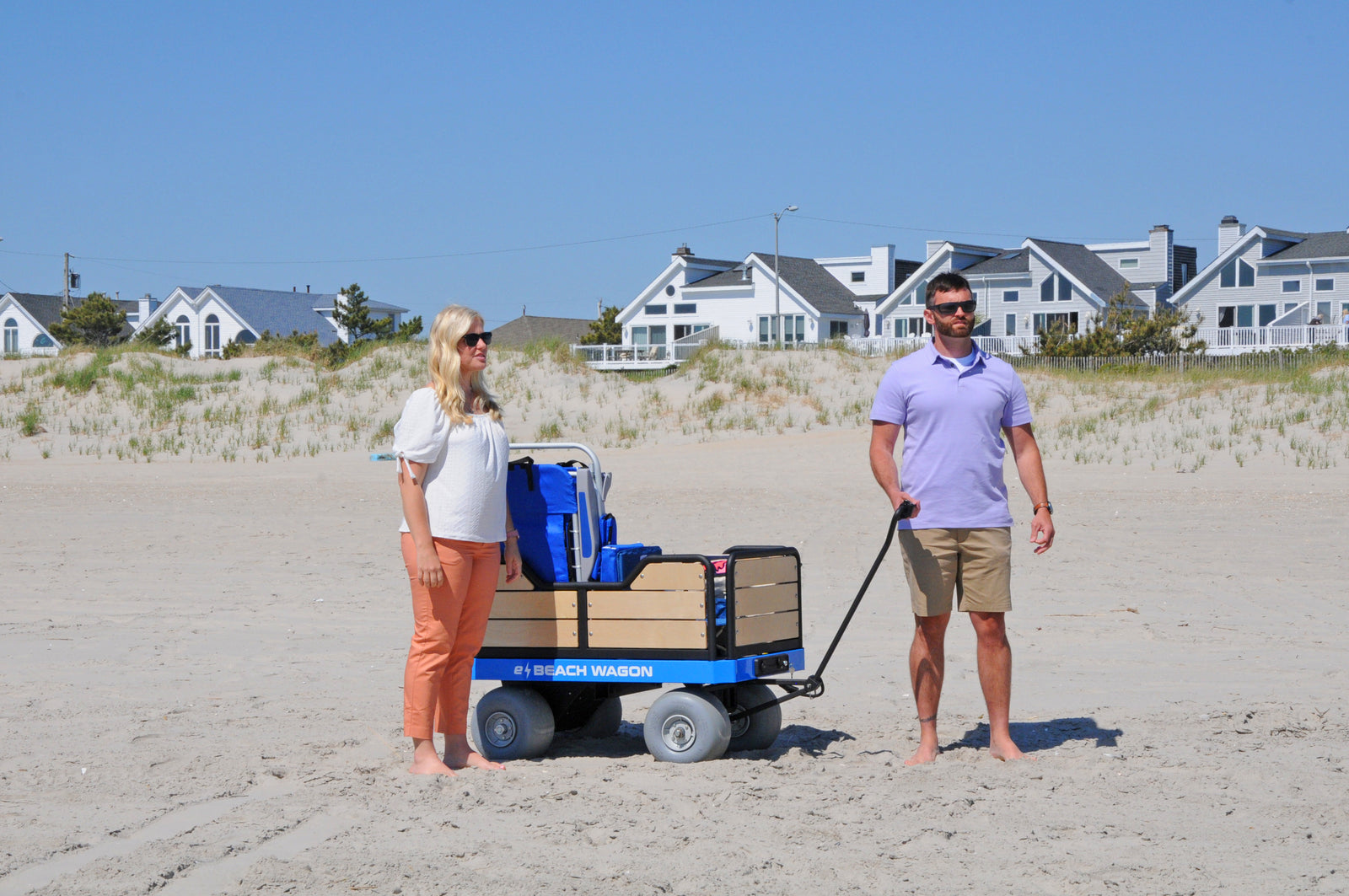 versatile electronic beach cart
