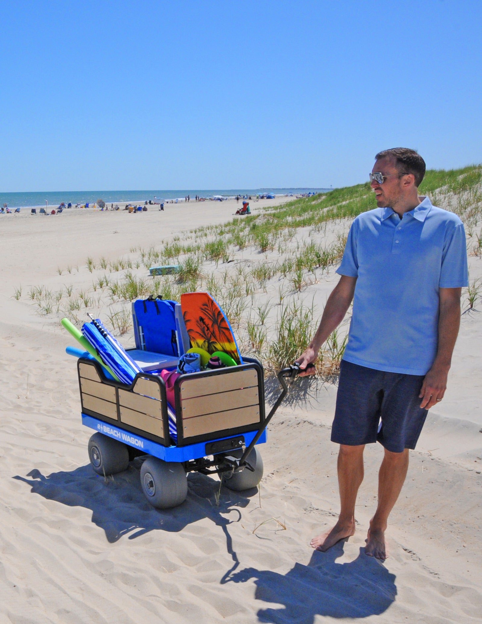sturdy electronic beach wagon