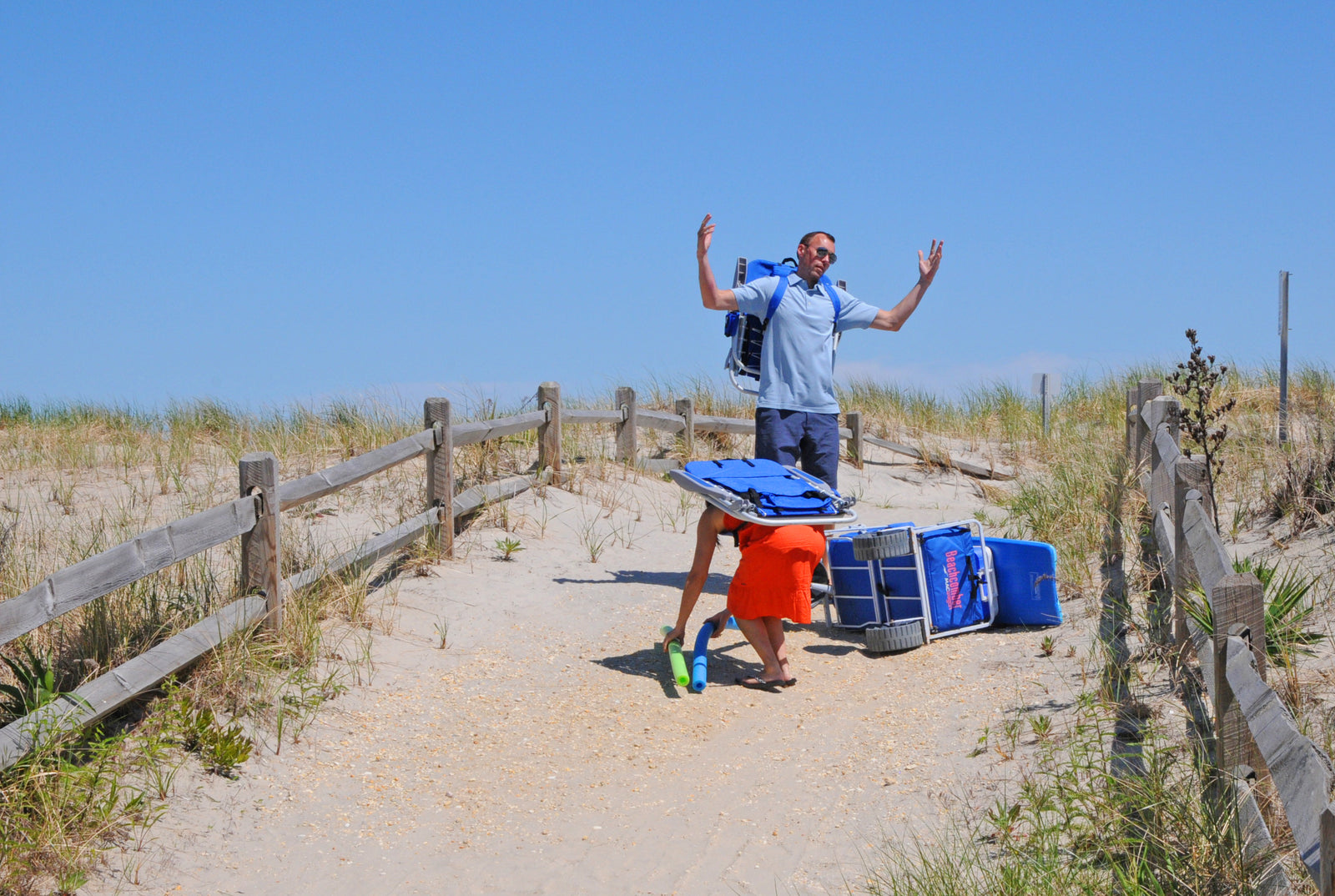 multifunctional electronic beach wagon