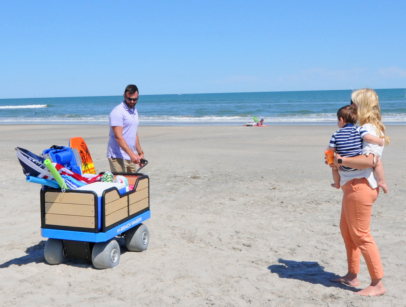 state-of-the-art electronic beach cart