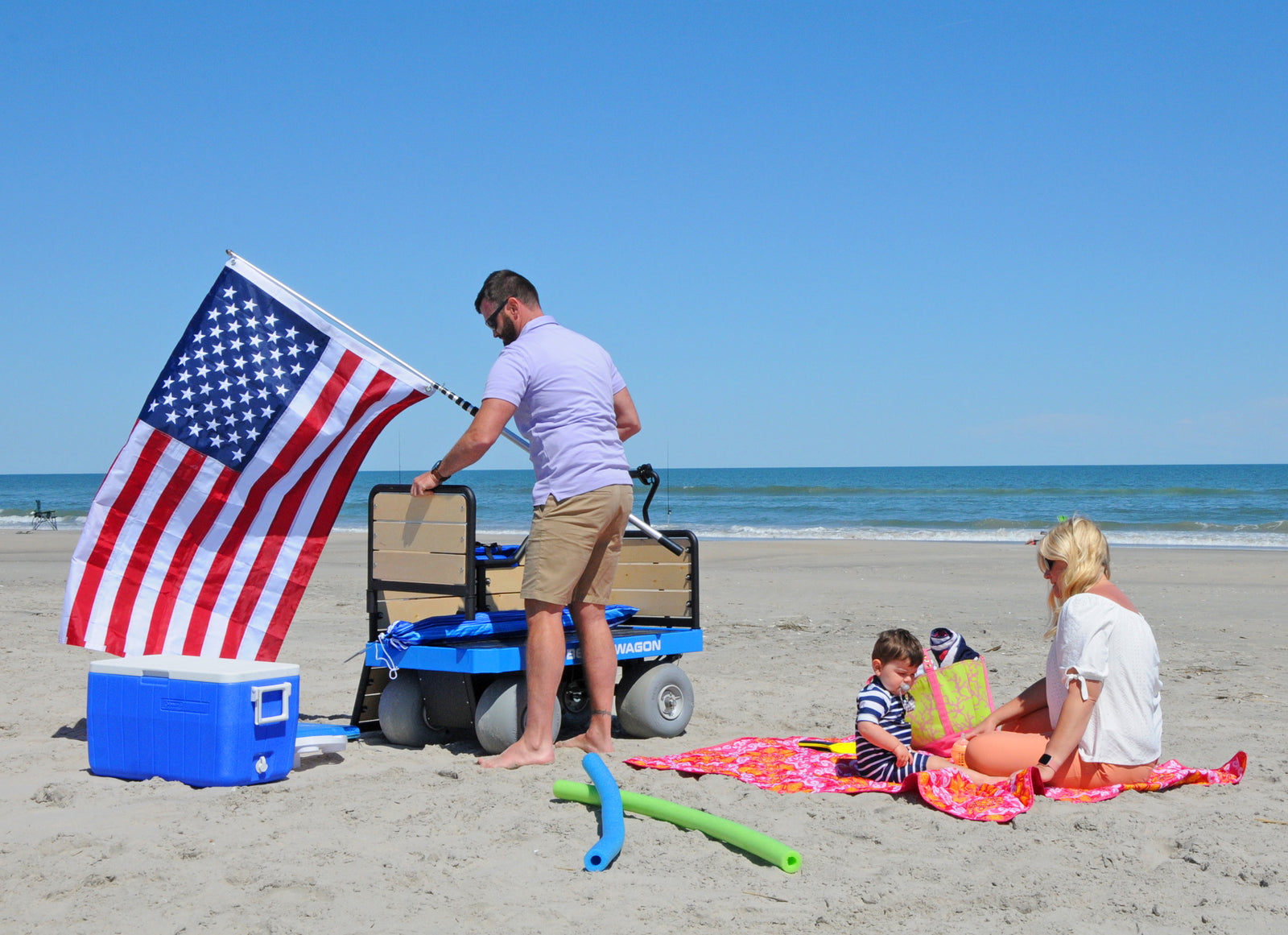 nimble electronic beach cart