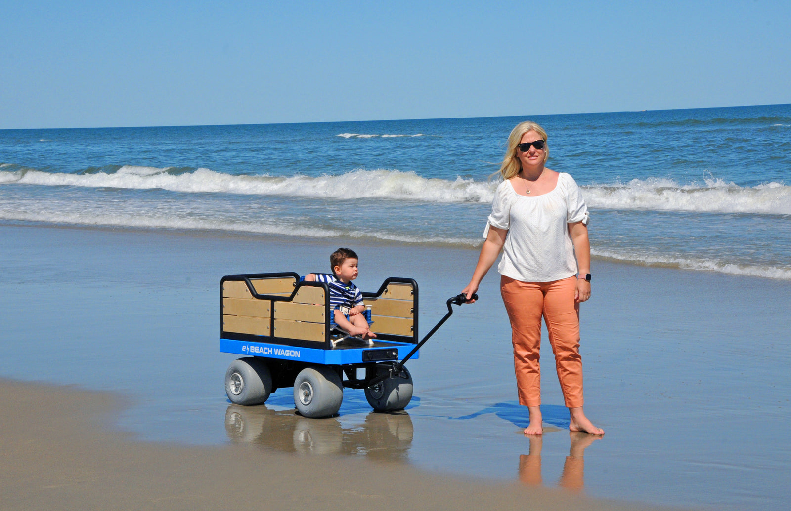 versatile motorized beach cart