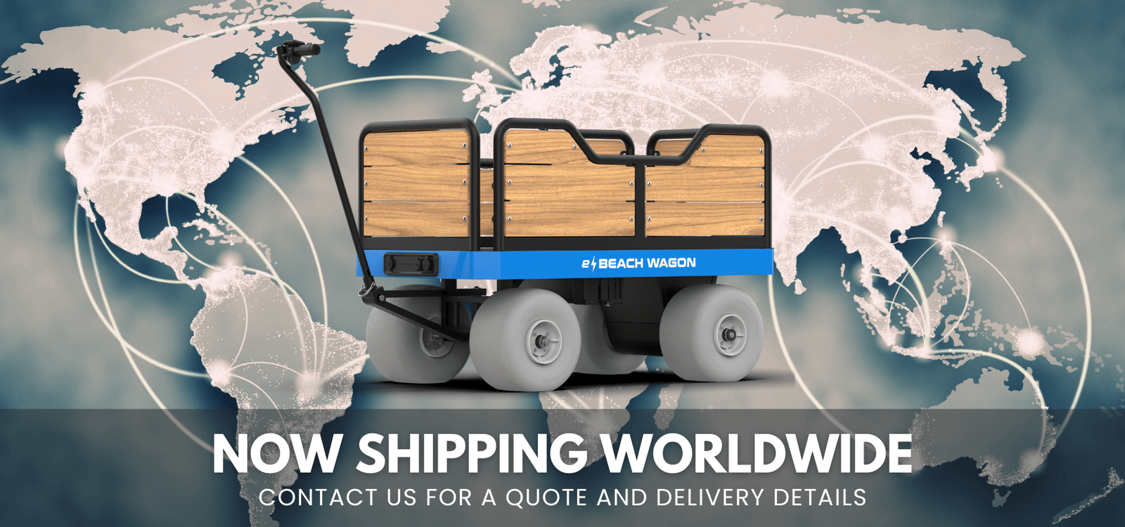 e-Beach Wagon now shipping internationally