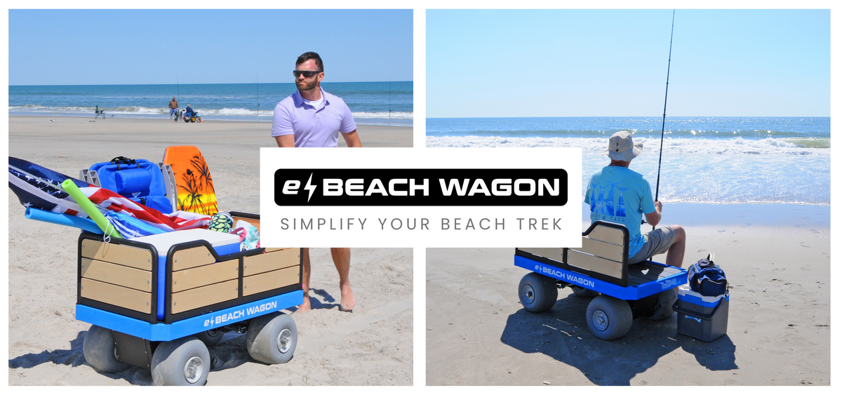 Electric Motorized MultiTerrain Beach Cart Wagon eBeach Wagon