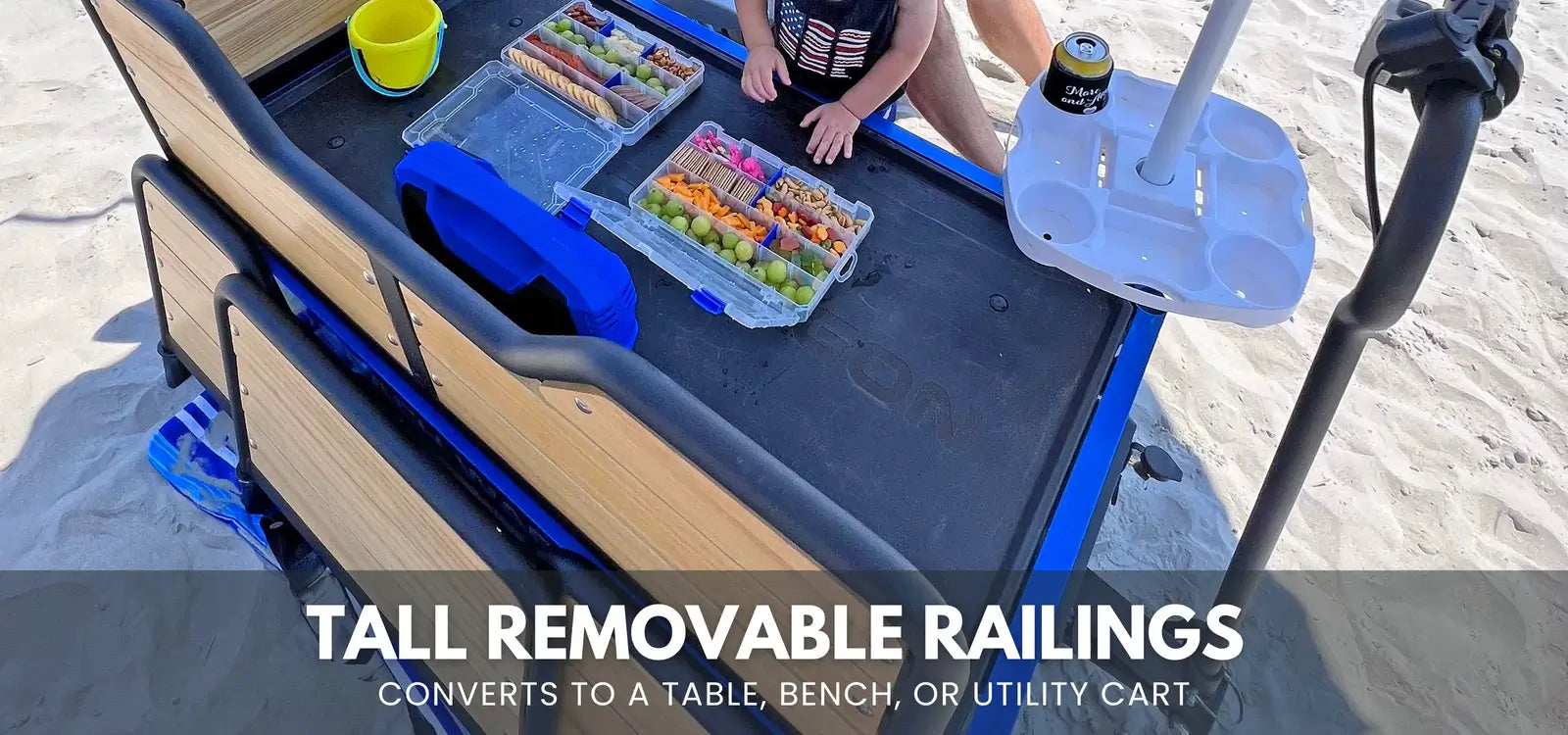 innovative motorized beach cart