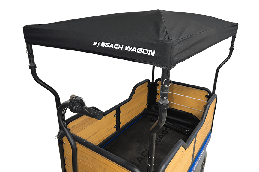 powerful motorized beach cart