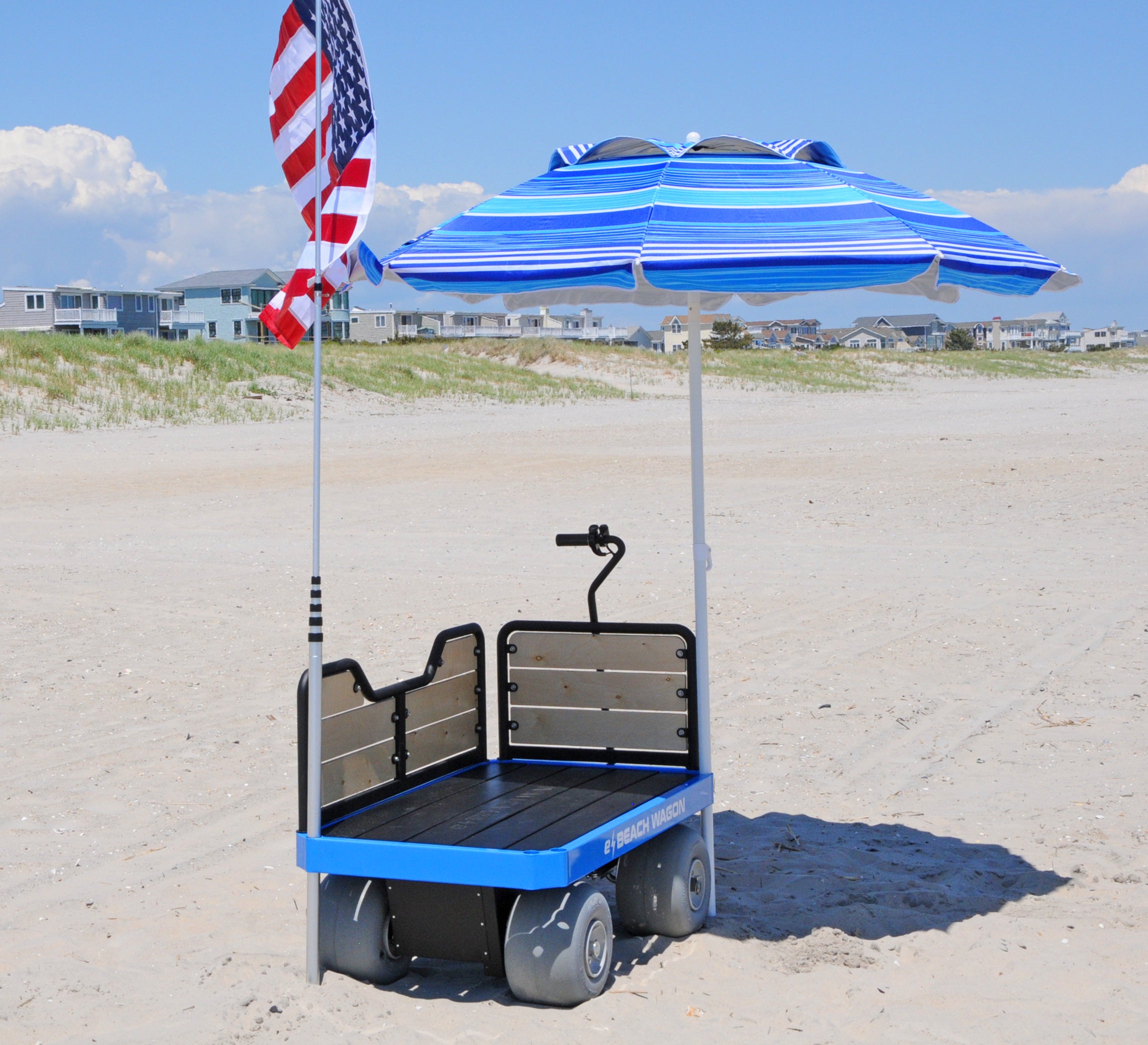 Electric Motorized Multi-Terrain Beach Cart Wagon | e-Beach Wagon