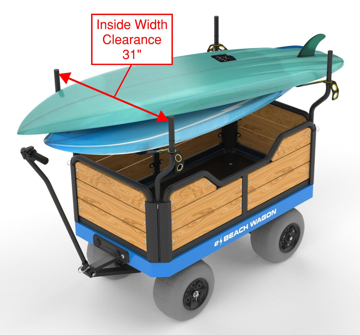 smooth-riding motorized beach wagon