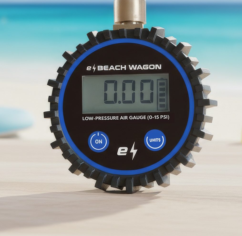 e-Beach Tire Air Gauge