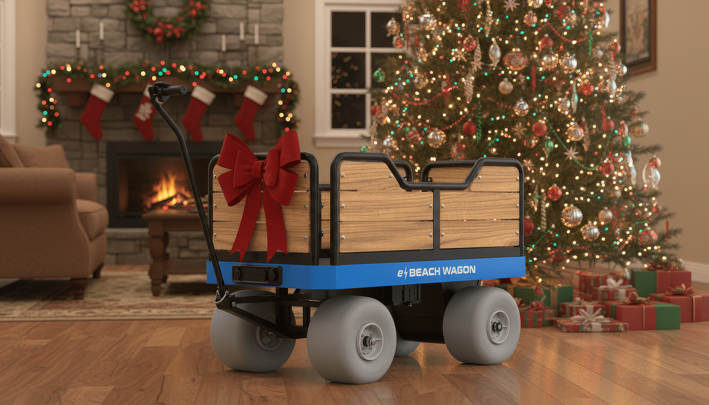 e-Beach Wagon, the ultimate holiday gift for your beach lover