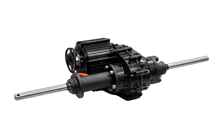 e-Beach Wagon's 48V, 800W Motor Transaxle with Differential