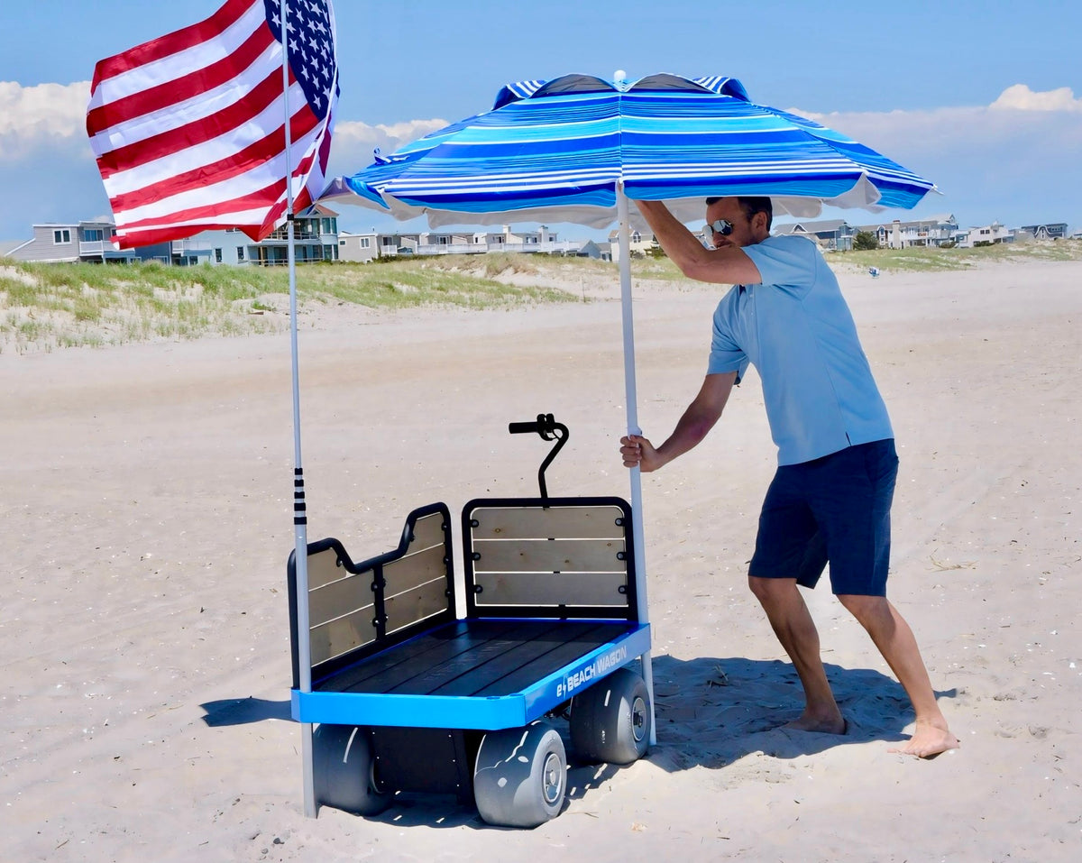 ergonomic electronic beach wagon