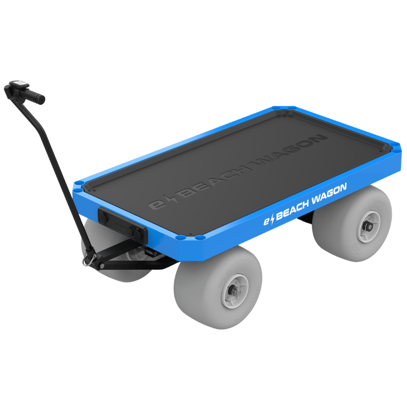 e-Beach Wagon converts to table, bench, utility cart