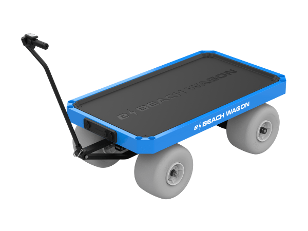 e-Beach Wagon transforms into bench, table, utility cart, flatbed