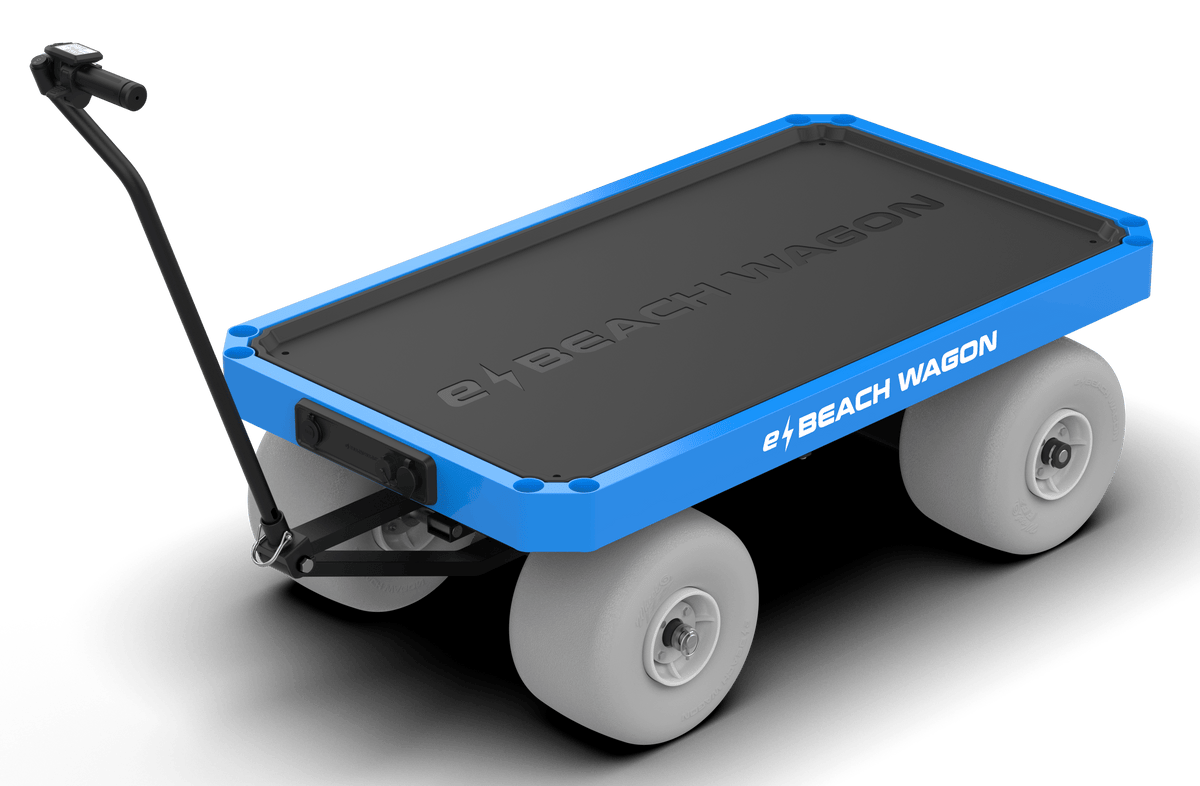 rechargeable motorized beach wagon