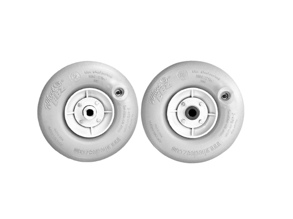 e-Beach Wagon is outfitted with premium Wheeleez balloon tires and sand wheels