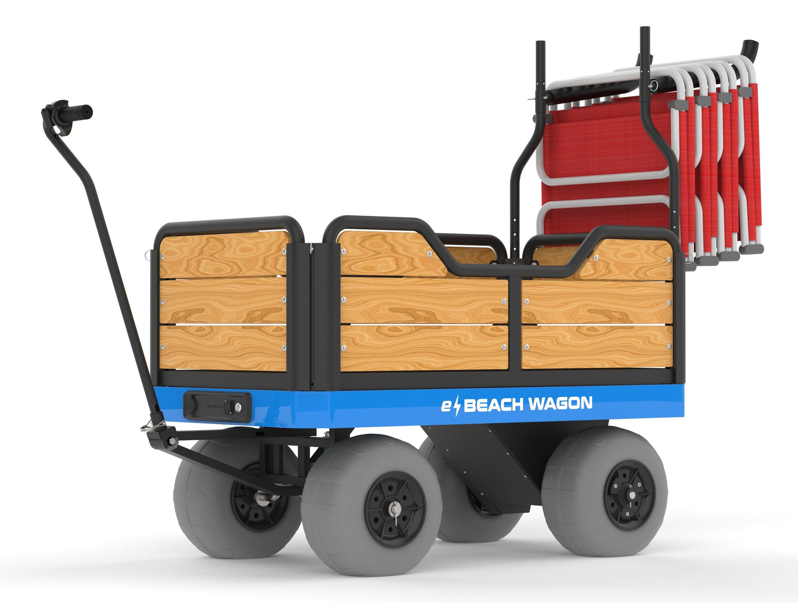 innovative motorized beach cart