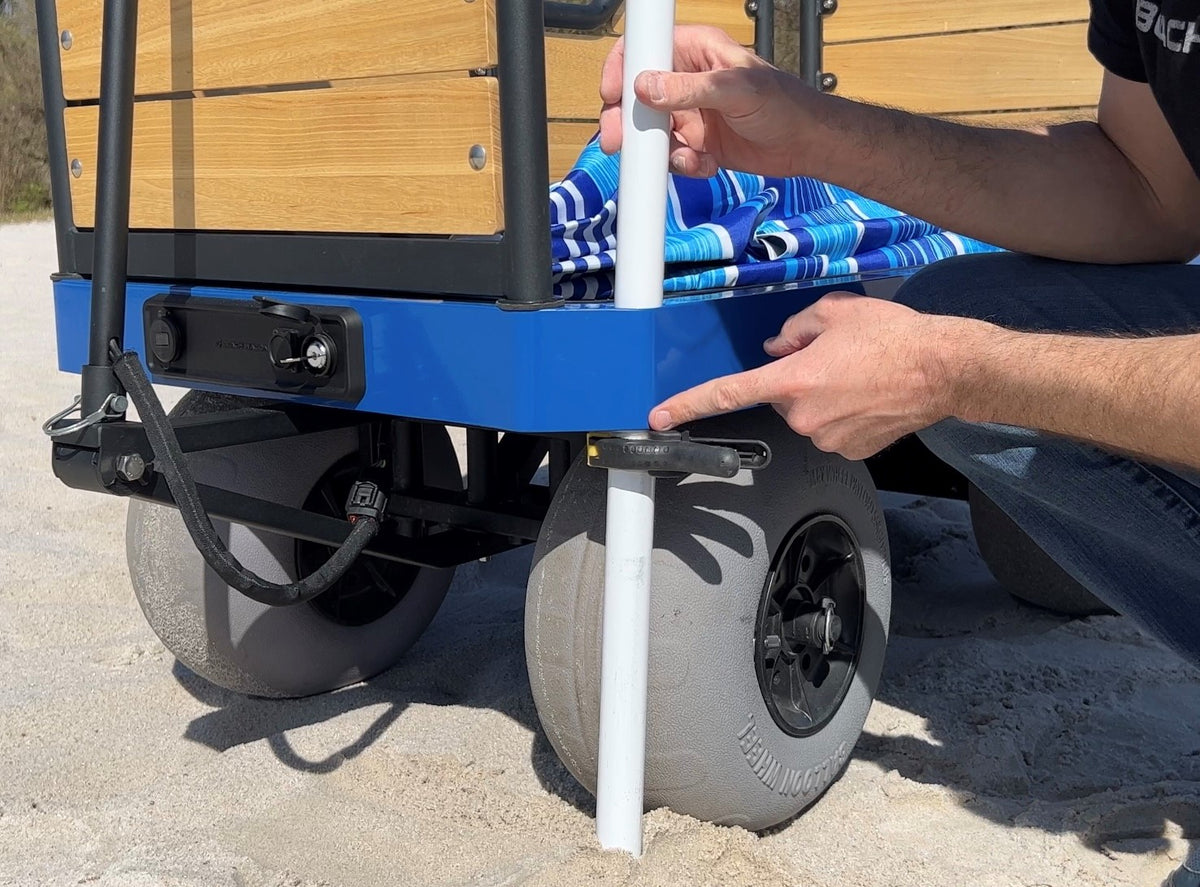 multifunctional electronic beach cart